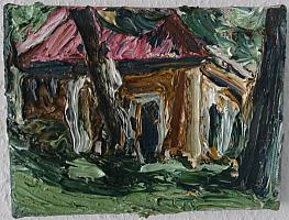 Christopher Lehmpfuhl Cafe am See, OIlLw, 18 x 24 cm.JPG
